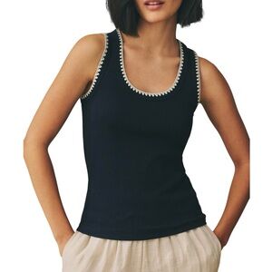 Scotch & Soda Navy Knit Top